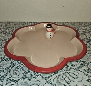 Santa's Workbench "Festive Frosty's" Dip-n-Chip Bowl